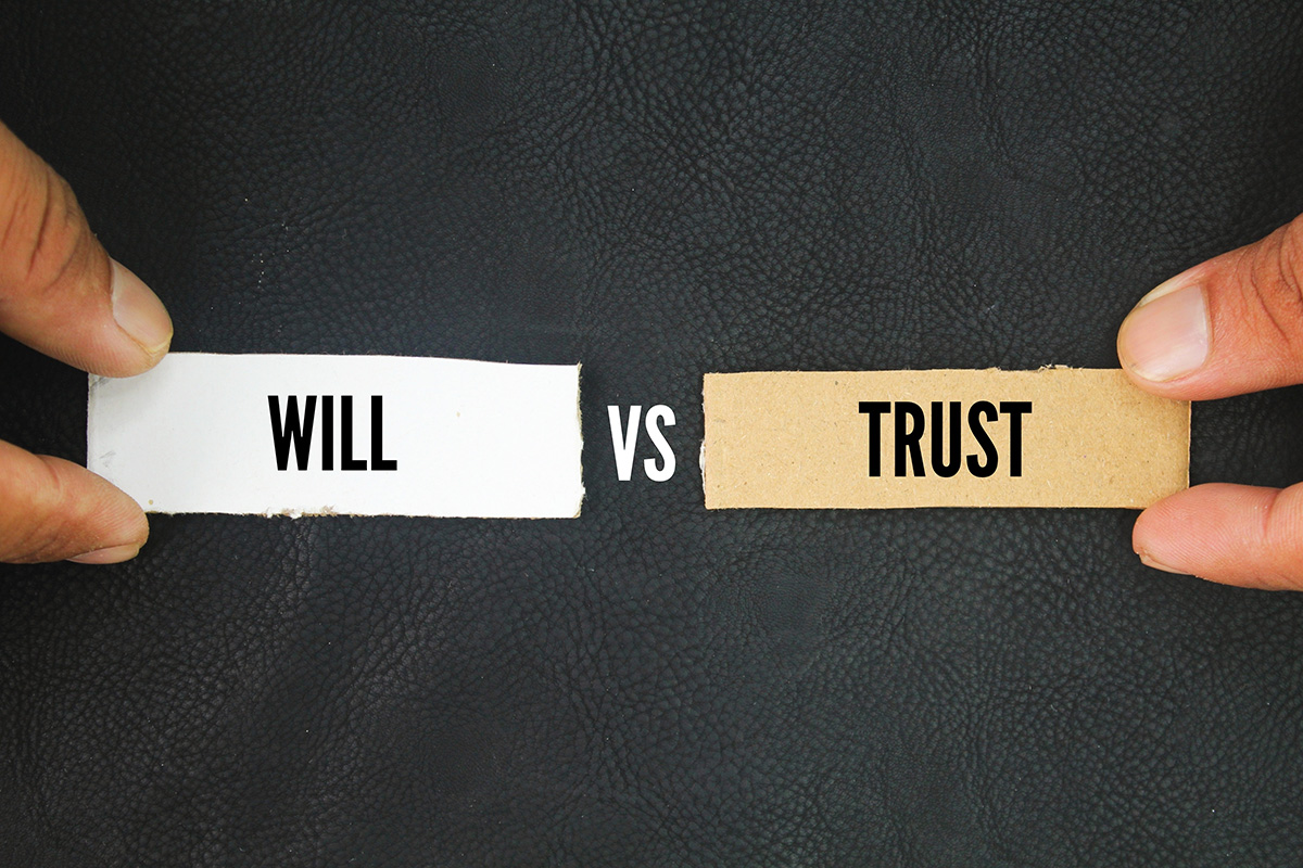 What are the main types of Trust used with Wills or gift making?